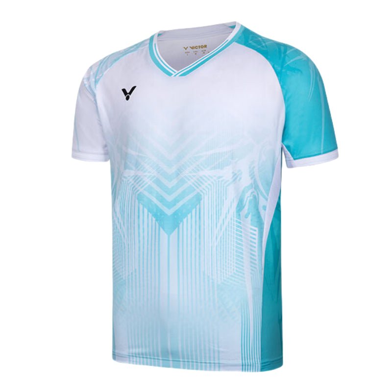 VICTOR 2025 Tournament Series Unisex T-Shirt - T - 55060 - M Aqua - Gem Sports