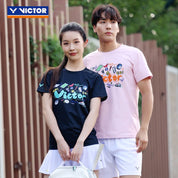 VICTOR 2025 TRAINING Series Unisex T-Shirt T - 50032 I (Pink) - Gem Sports