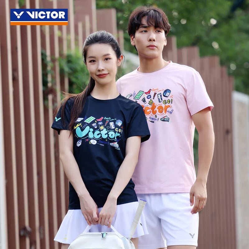 VICTOR 2025 TRAINING Series Unisex T-Shirt T - 50032 I (Pink) - Gem Sports