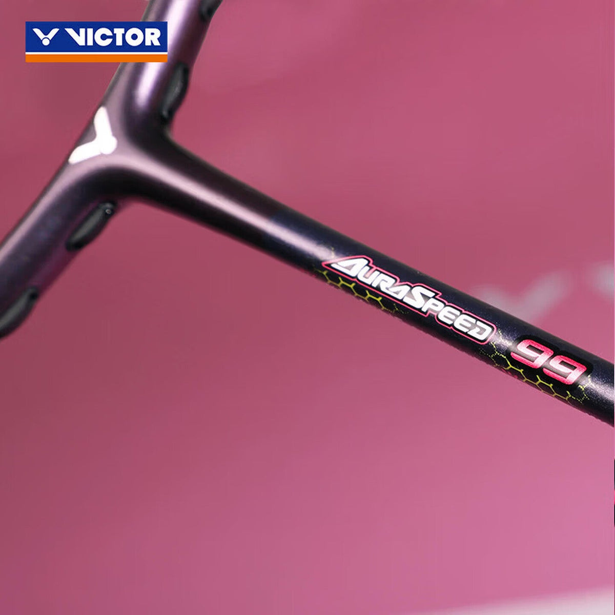 VICTOR 2026 AuraSpeed 99 (Purple) Badminton Racquet – Unstrung & Free Grip - Gem Sports