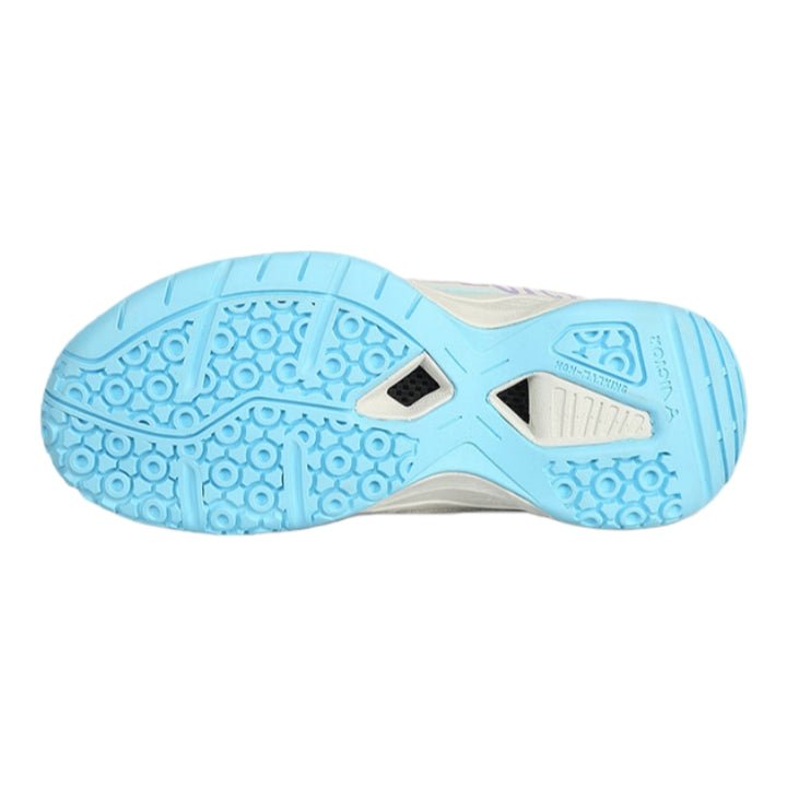 VICTOR A170IIJR - LM JUNIOR Badminton Shoes - Ivory White/ Bonnie Blue - Gem Sports