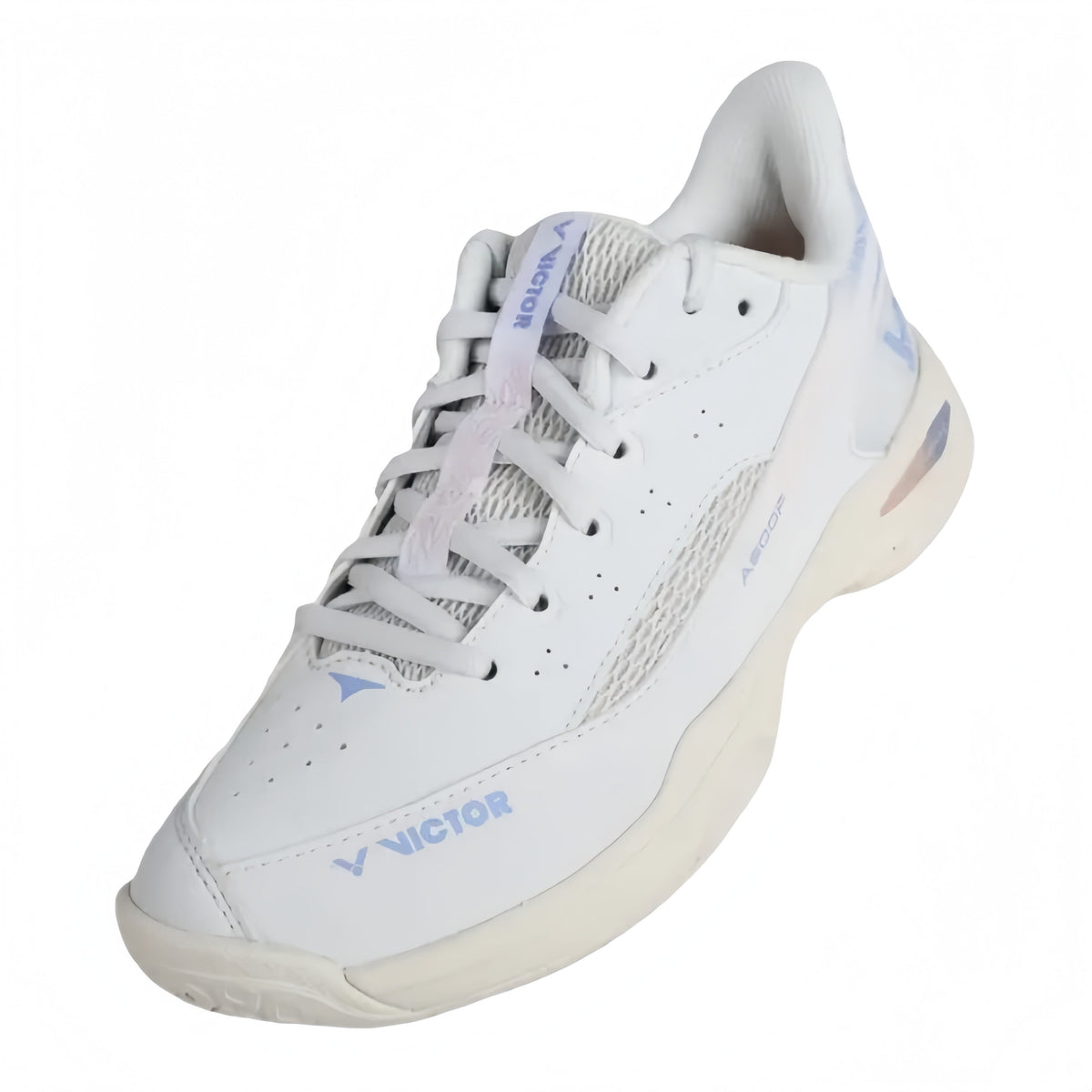 VICTOR A600F - AT Women's Badminton Shoes - Pearly White/Blue Violet - Gem Sports