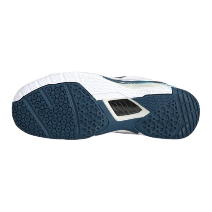 VICTOR A830NLite - AF WIDE Unisex Badminton Shoes - White/Mykonos Blue - Gem Sports