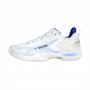 VICTOR A970cADV - AM UNISEX Badminton Shoes - White/Corydalis Blue - Gem Sports
