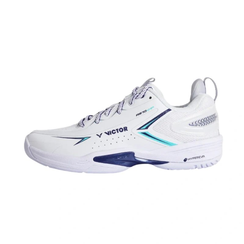 VICTOR A970cHP - AB UNISEX Badminton Shoes - White/Blue - Gem Sports
