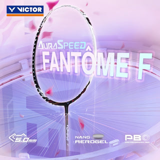 VICTOR Auraspeed Fantôme F 4U/G5 Badminton Racquet – Unstrung & Free Grip | 2025 NEW - Gem Sports