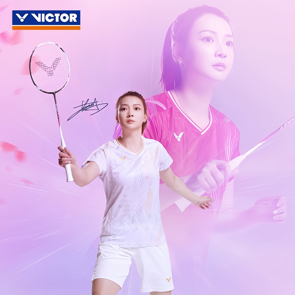 VICTOR Auraspeed Fantôme F 4U/G5 Badminton Racquet – Unstrung & Free Grip | 2025 NEW - Gem Sports