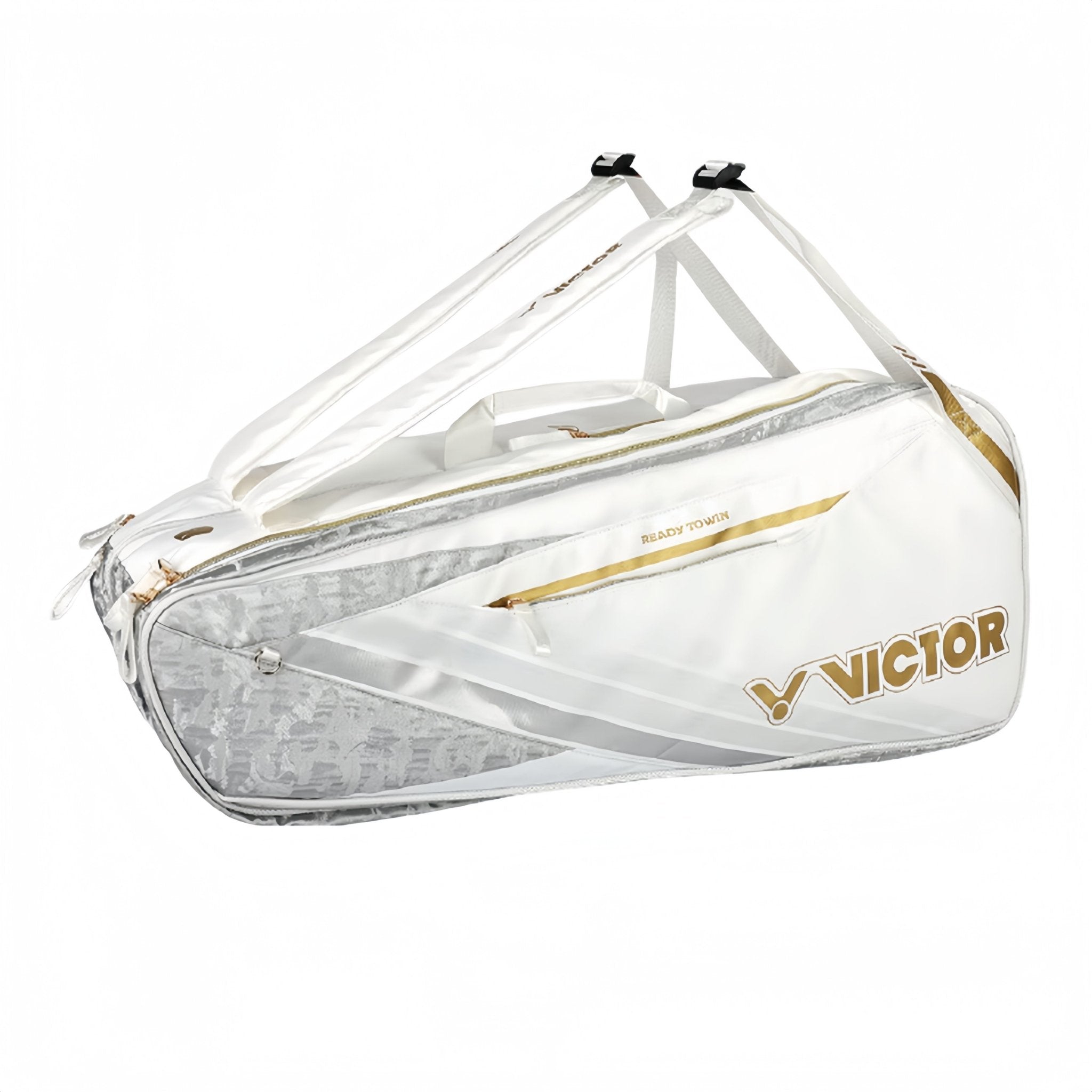 VICTOR BR5260 AX Racquet Bag (6 Pcs) - White/Gold | VIBRANT Series
