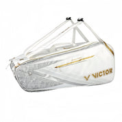 VICTOR Badminton Racquet Bag (6 Pcs) BR5260 AX - White/Gold - Gem Sports