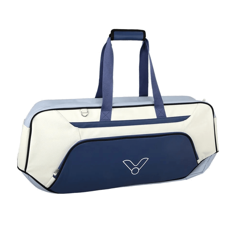 VICTOR BR5618 Rectangular Badminton Bag – Pearl White/Deep Lake Blue (AM) - Gem Sports
