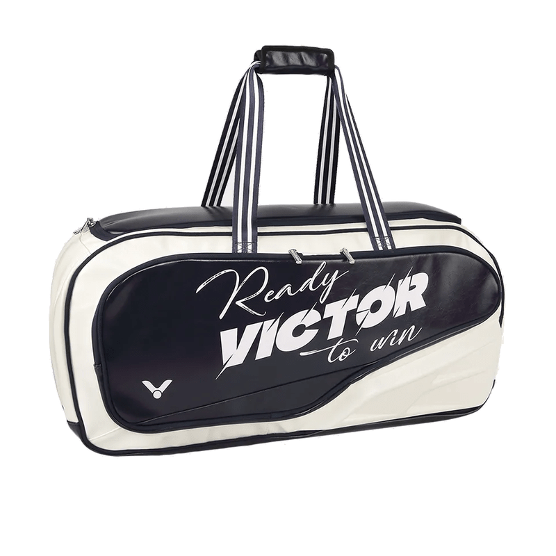 VICTOR BR9615 Rectangular Badminton Bag – Ivory White/Medieval Blue (LB) - Gem Sports