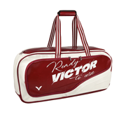 VICTOR BR9615 Rectangular Badminton Bag – Ivory White/Tawny Port (LD) - Gem Sports