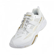VICTOR C60-AX UNISEX Badminton Shoes - White/Rich Gold - Gem Sports