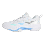 VICTOR C90HP - AM UNISEX Badminton Shoes - White/Corydalis Blue - Gem Sports
