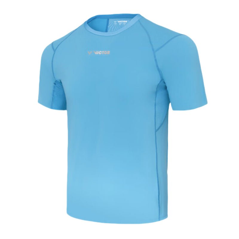 VICTOR CAPSULE Collection Unisex Knitted T-Shirt T - 501CPS - M Blue - Gem Sports
