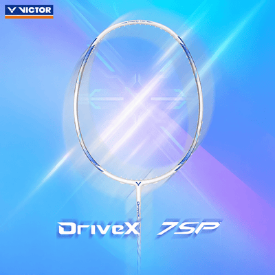 VICTOR DriveX 7SP AJ Badminton Racquet – Unstrung & Free Grip - Gem Sports