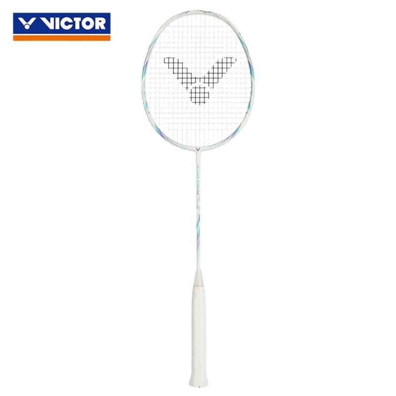 VICTOR DriveX PHECDA (White) 4U/G5 Badminton Racquet – Unstrung & Free Grip - Gem Sports