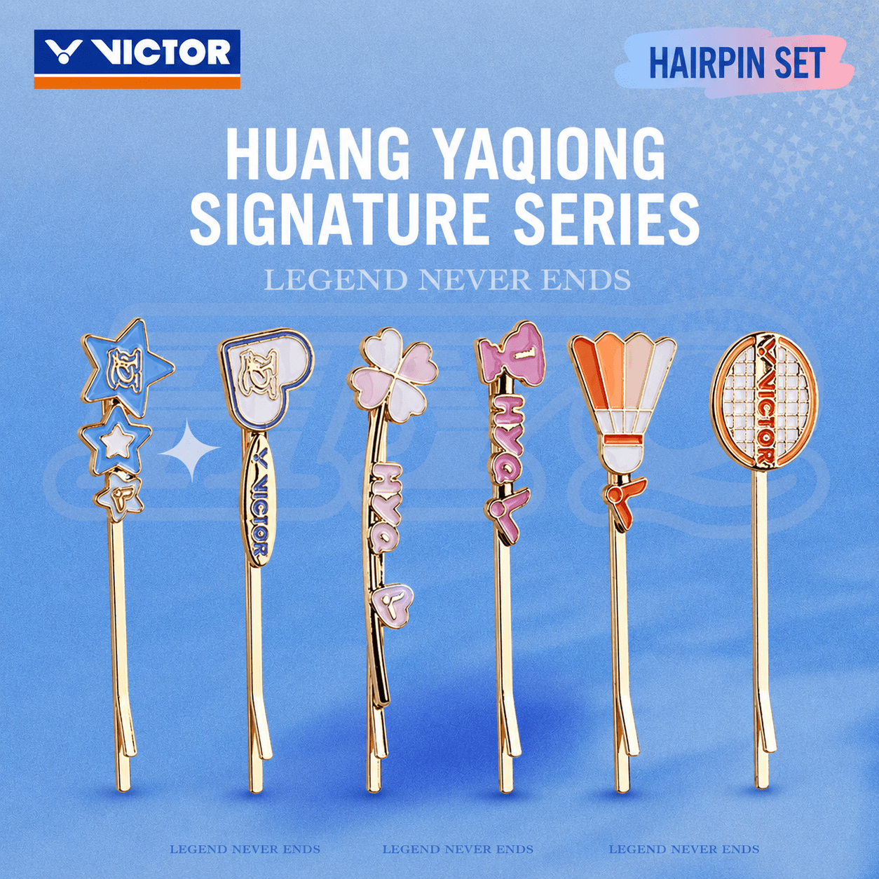VICTOR | Huang Ya Qiong Collection 2.0 Hairpin Set PG4022HYQ - Gem Sports