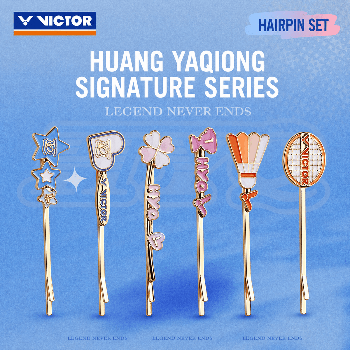 VICTOR | Huang Ya Qiong Collection 2.0 Hairpin Set PG4022HYQ - Gem Sports