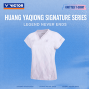 VICTOR | Huang Ya Qiong Collection 2.0 Knitted T-shirt T-601HYQ I - Pastel Pink - Gem Sports