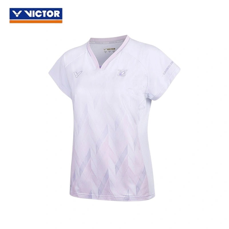 VICTOR | Huang Ya Qiong Collection 2.0 Knitted T-shirt T-601HYQ I - Pastel Pink - Gem Sports
