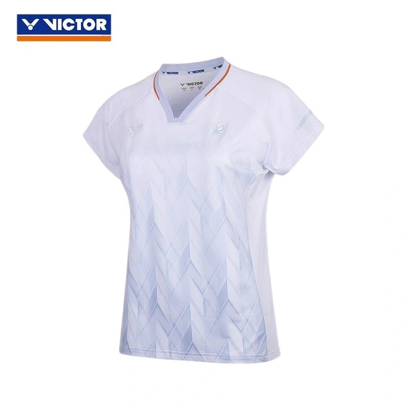 VICTOR | Huang Ya Qiong Collection 2.0 Knitted T-shirt T-601HYQ M - Dawn Blue - Gem Sports