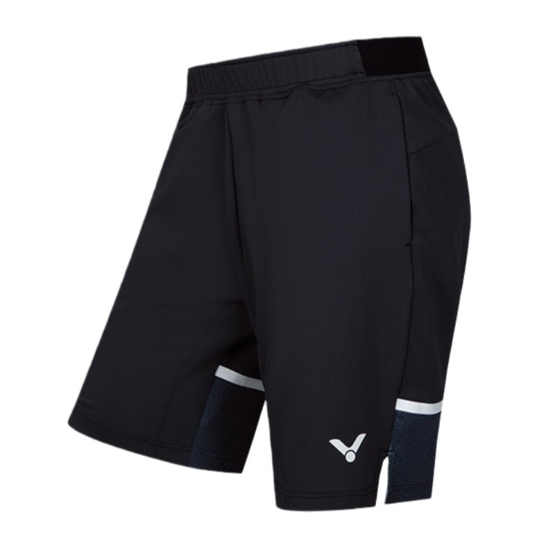 VICTOR LZJ Limited Unisex Knitted Shorts R - 55201 C - Black - Gem Sports