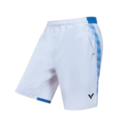 VICTOR LZJ Limited Unisex Knitted Shorts R - 60201 A - Bright White - Gem Sports
