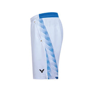VICTOR LZJ Limited Unisex Knitted Shorts R - 60201 A - Bright White - Gem Sports