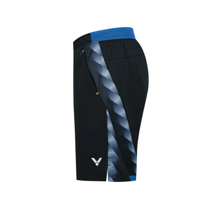 VICTOR LZJ Limited Unisex Knitted Shorts R - 60201 C - Black - Gem Sports