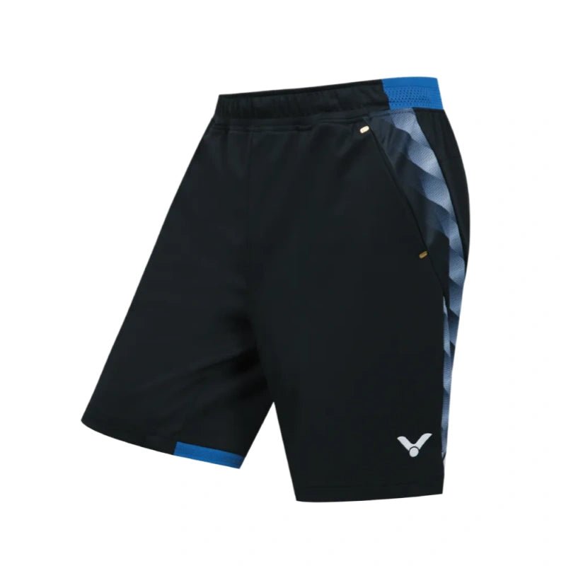 VICTOR LZJ Limited Unisex Knitted Shorts R - 60201 C - Black - Gem Sports