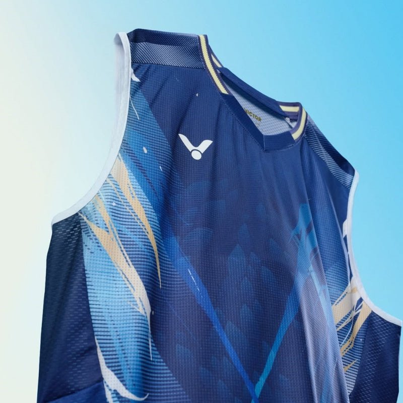 VICTOR LZJ Limited Unisex Knitted Sleeveless Top T - 60005 B - Royal Blue - Gem Sports