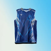 VICTOR LZJ Limited Unisex Knitted Sleeveless Top T - 60005 B - Royal Blue - Gem Sports