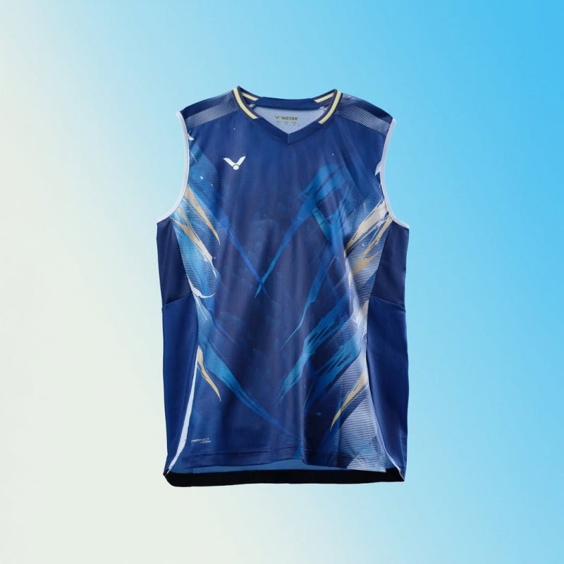 VICTOR LZJ Limited Unisex Knitted Sleeveless Top T - 60005 B - Royal Blue - Gem Sports