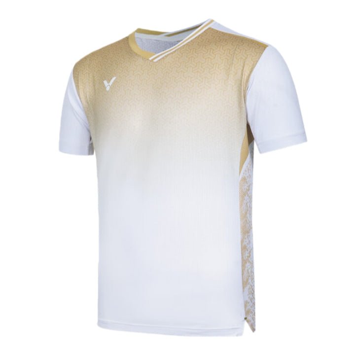 VICTOR LZJ Limited Unisex Knitted T-Shirt T - 55002 W - Gold - Gem Sports