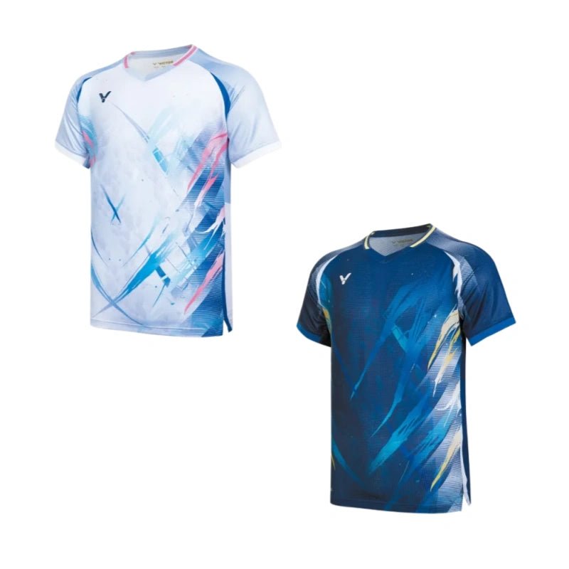 VICTOR LZJ Limited Unisex Knitted T-Shirt T - 60004 B - Royal Blue - Gem Sports