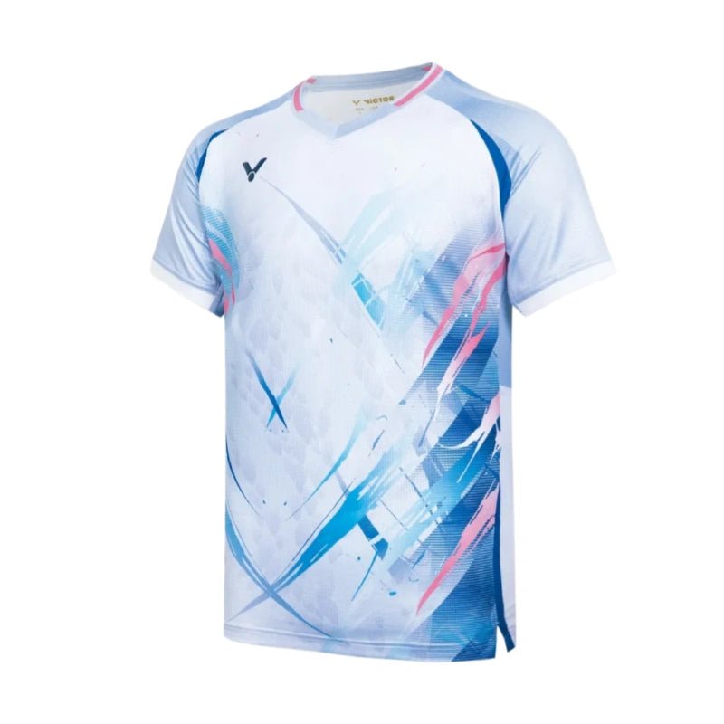 VICTOR LZJ Limited Unisex Knitted T-Shirt T - 60004 M - Solitude - Gem Sports