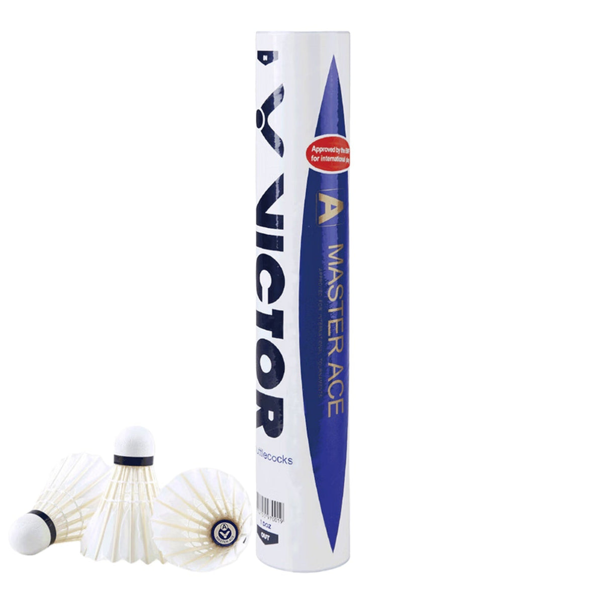 VICTOR Master ACE Tournament Grade Goose Feather Shuttlecock - Gem Sports