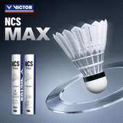 VICTOR NCS MAX Synthetic Shuttlecock - 1 Dozen (12 Shuttles) - Gem Sports