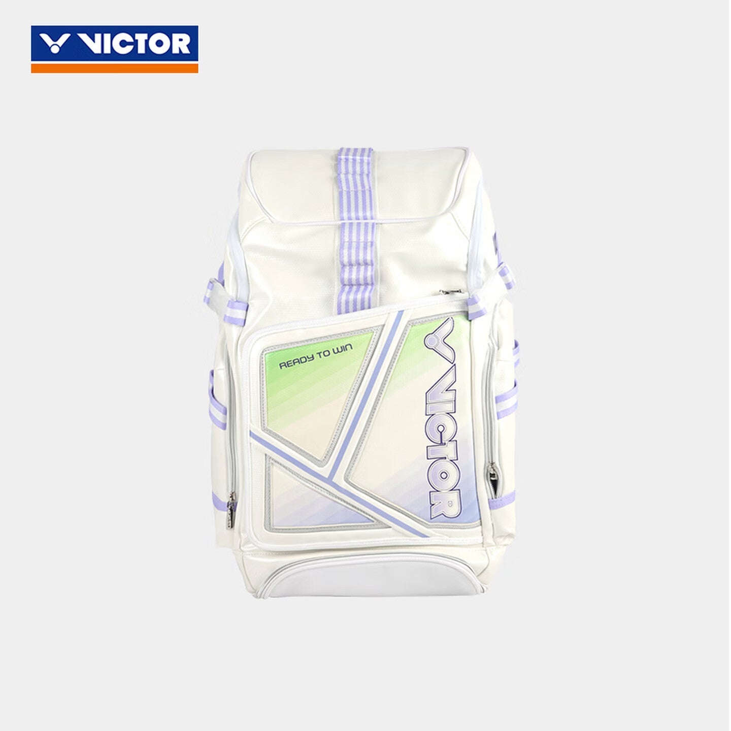 VICTOR Sports Backpack BR9016 AJ - White/Purple - Gem Sports