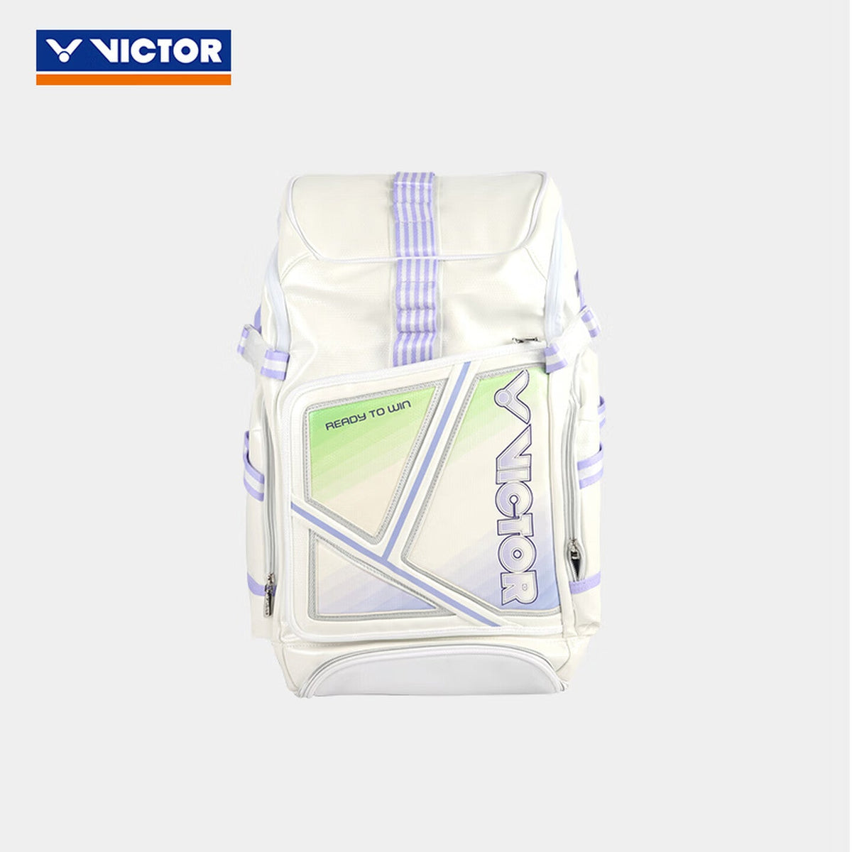 VICTOR Sports Backpack BR9016 AJ - White/Purple - Gem Sports