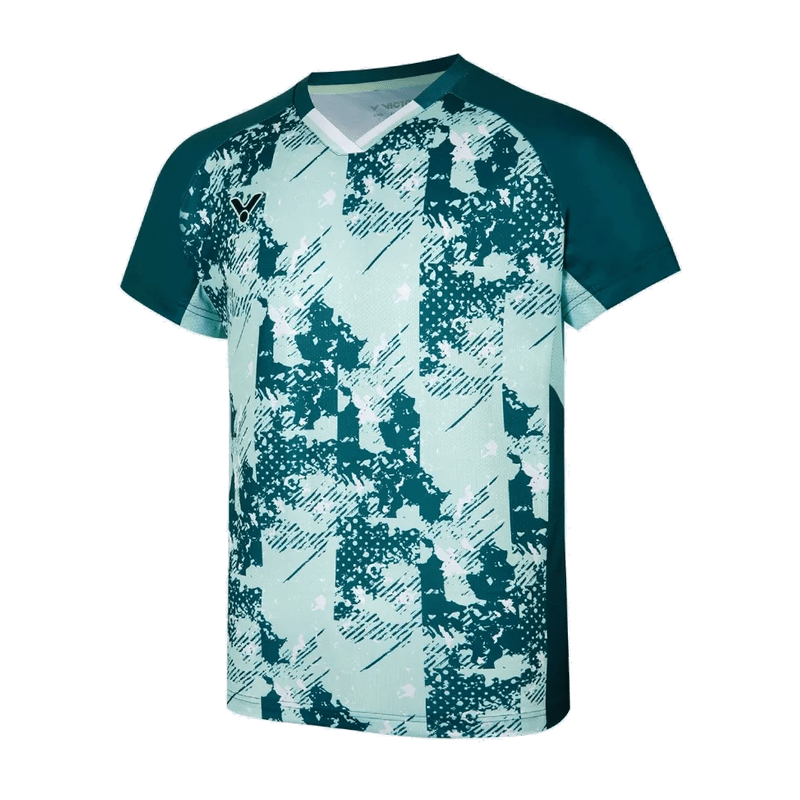 VICTOR T-65000TD Unisex Badminton T-Shirt – French Emerald (G) - Gem Sports