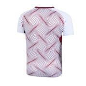 VICTOR Team Denmark Unisex Knitted T-Shirt (Fan Edition) T - 60000TD A - White - Gem Sports