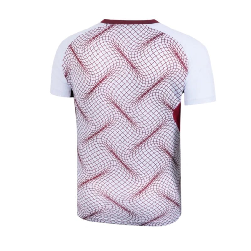 VICTOR Team Denmark Unisex Knitted T-Shirt (Fan Edition) T - 60000TD A - White - Gem Sports