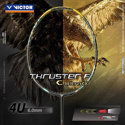 VICTOR Thruster - F Claw Ultra CX Badminton Racquet – Unstrung & Free Grip - Gem Sports