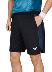 VICTOR Tournament Series Unisex Knitted Shorts R - 55200 C - Black - Gem Sports
