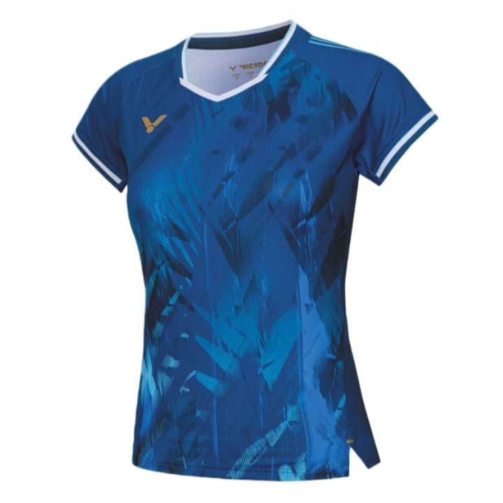 VICTOR Tournament Series Women's Knitted T-Shirt T - 56000 B - Navy - Gem Sports