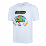VICTOR TRAINING Series Unisex T-Shirt T - 50031 - A White - Gem Sports