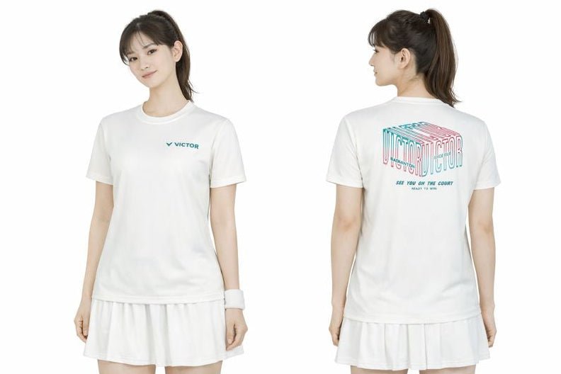 VICTOR Training Unisex T-Shirt T - 55010 L - Beige - Gem Sports