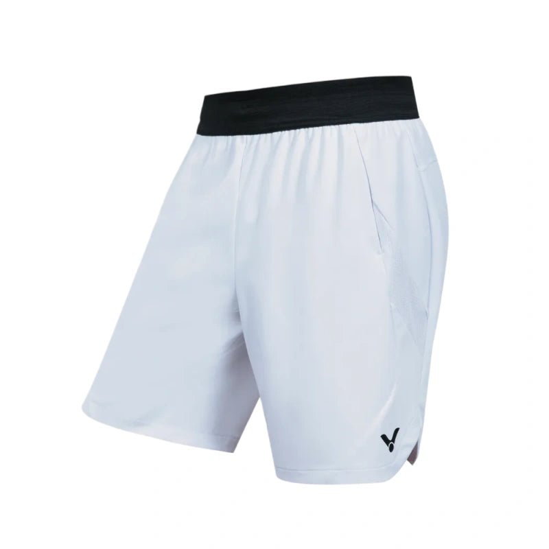 VICTOR Unisex Knitted Shorts R - 60200 A - White - Gem Sports